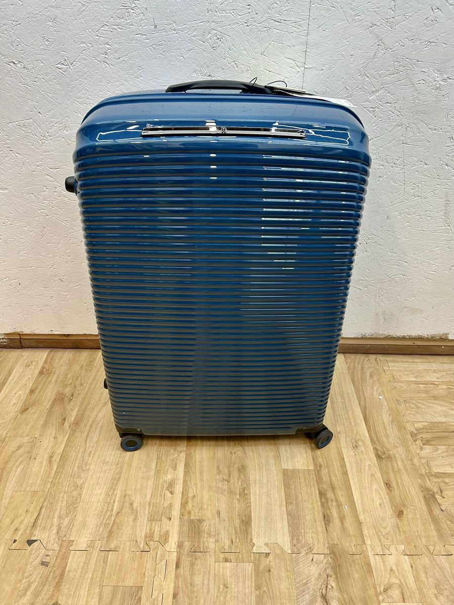 New 29” Hardside Spinner Luggage Suitcase Blue 4 Wheel