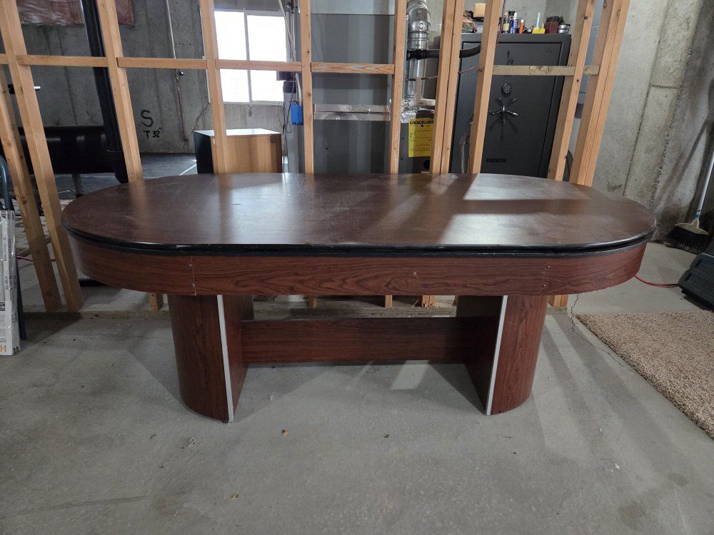Sportcraft Casino Table – Texas Hold'em & Blackjack with Reversible Dining Tops