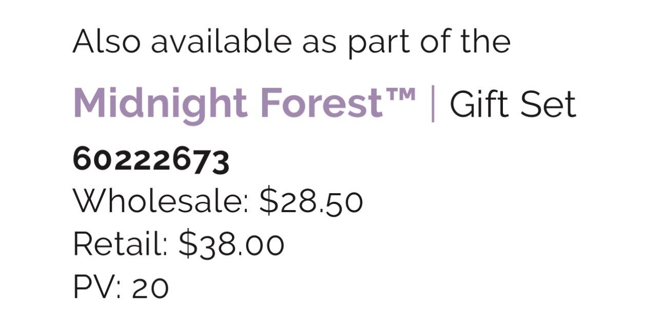 DoTERRA Midnight Forest After Shave Lotion 2.5 fl oz for Men - Soothes & Hydrates Skin