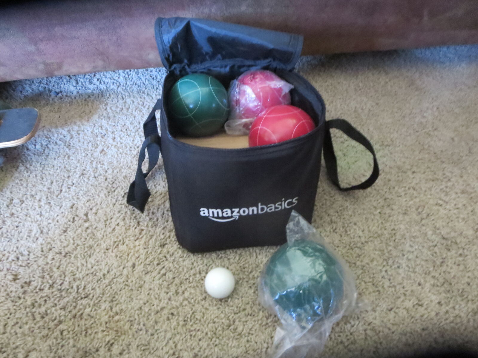 Amazon Basics Bocce Ball Set - Complete Outdoor Game