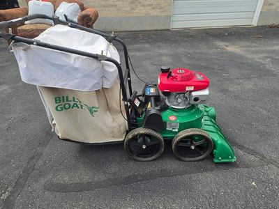 Billy Goat lawn vacuum
