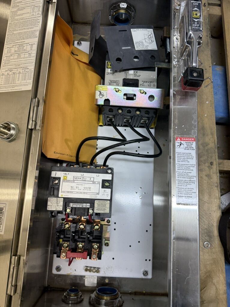 Square d Stainless Steel Combo Motor Starter