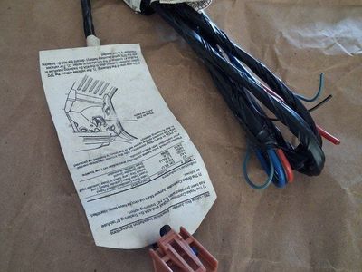 Unused trailer brake controller jumper wire harness 2B2 Glove Box Jumper for Brake Controller (Trailer/Tow Ready)