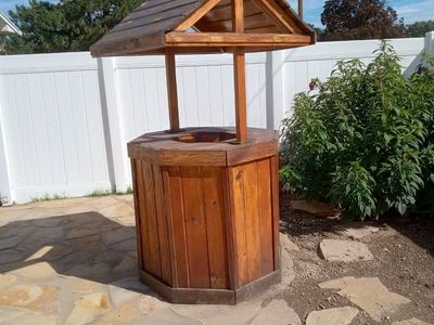 Wishing well yard decoration