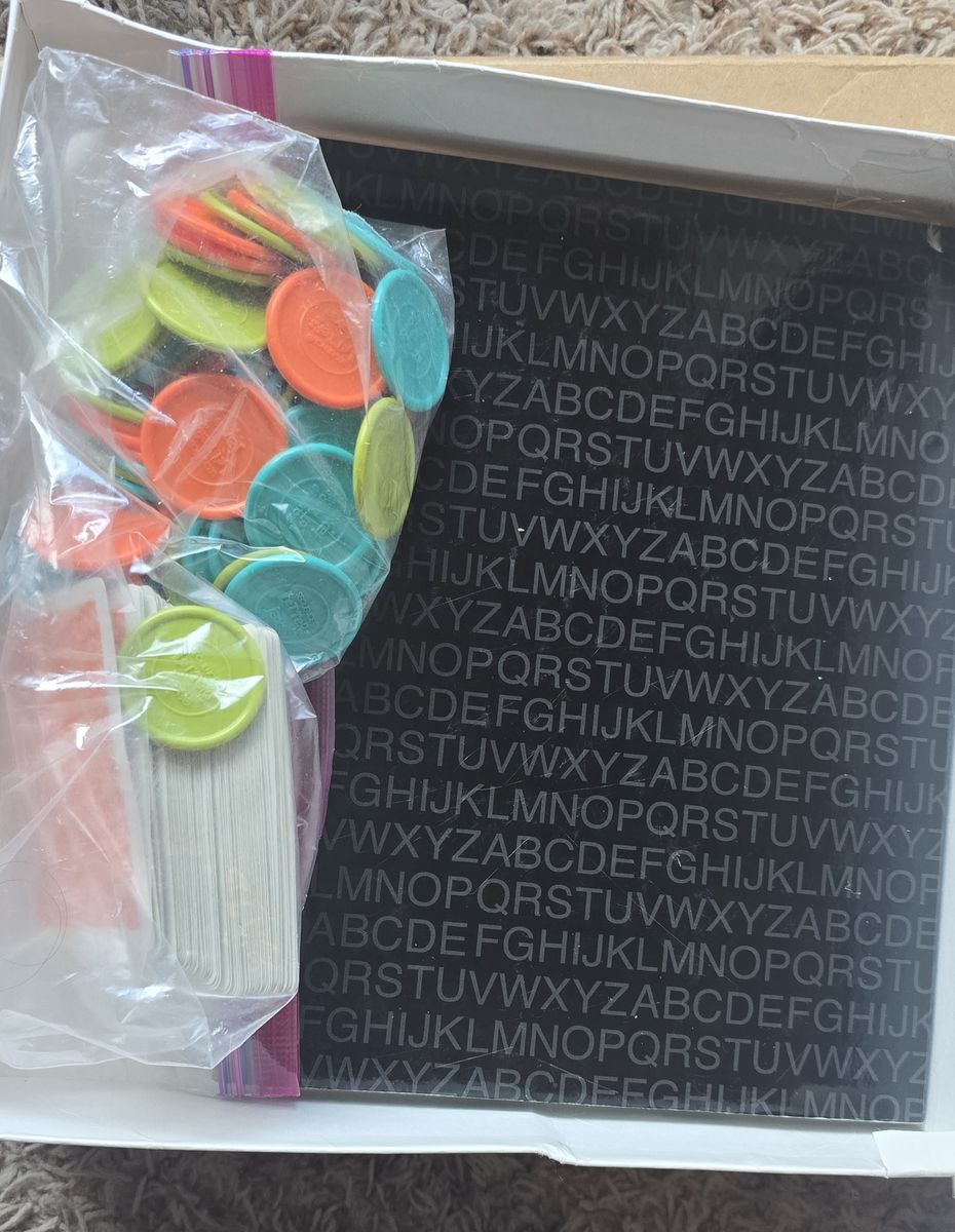 Sequence Letters Board Game - Ages 4-7, 2-4 Players,  Educational Game