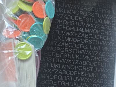 Sequence Letters Board Game - Ages 4-7, 2-4 Players, Educational Game