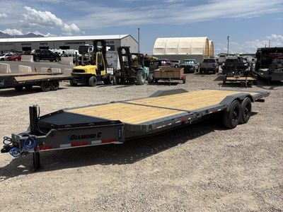 7x24 Diamond C HXD 210 Tilt Trailer - 23K GVWR - ABS Brakes, Hydraulic Jack(s)