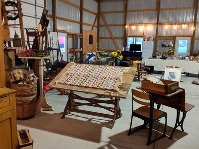 Living estate antique Barn sale