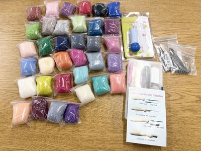 Multi Color Needle Felting Kit