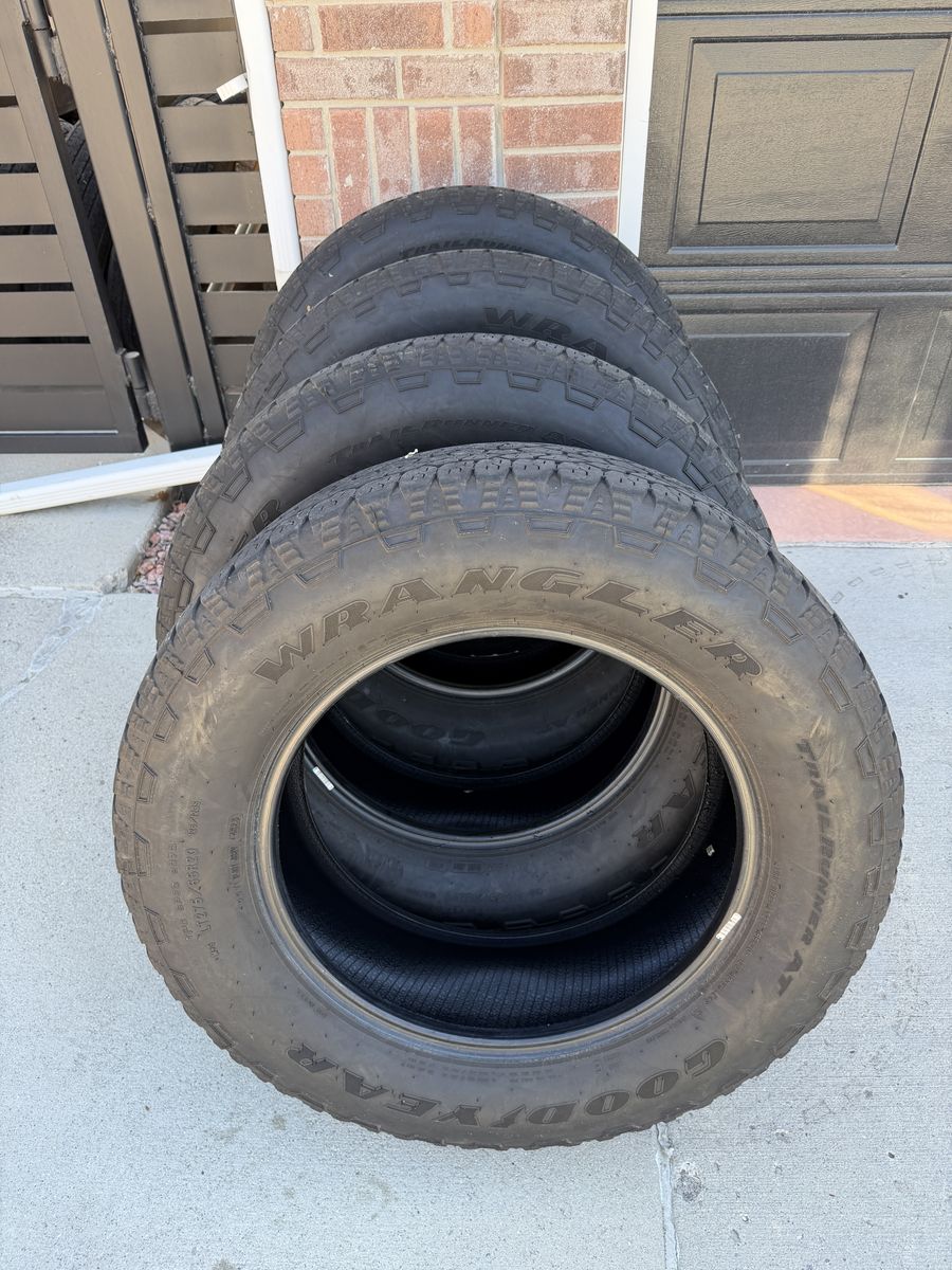 Goodyear Wrangler Trailrunner AT 275/65/20 E Rated Set of 4, 2023 Build Date