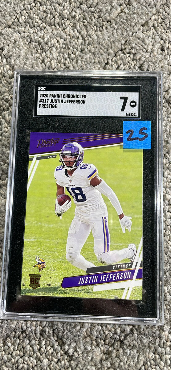 Justin Jefferson Minnesota Vikings graded slabs $25