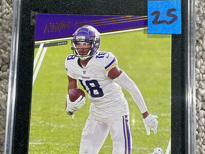 Justin Jefferson Minnesota Vikings graded slabs $25