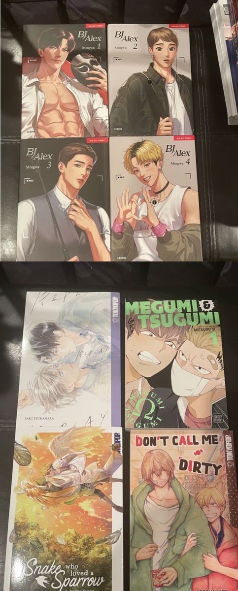 Lot of 49 bl manga
