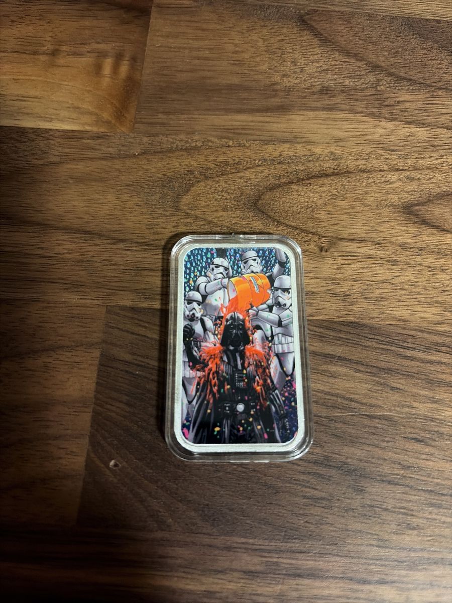 1 oz silver Vaderade Star Wars fan art bar (Engraveable)