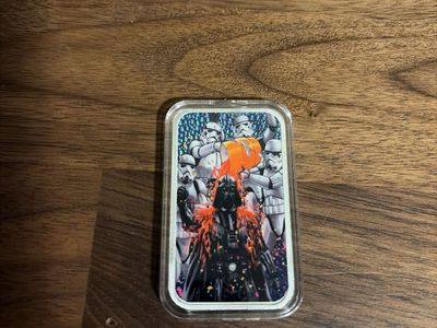 1 oz silver Vaderade Star Wars fan art bar (Engraveable)