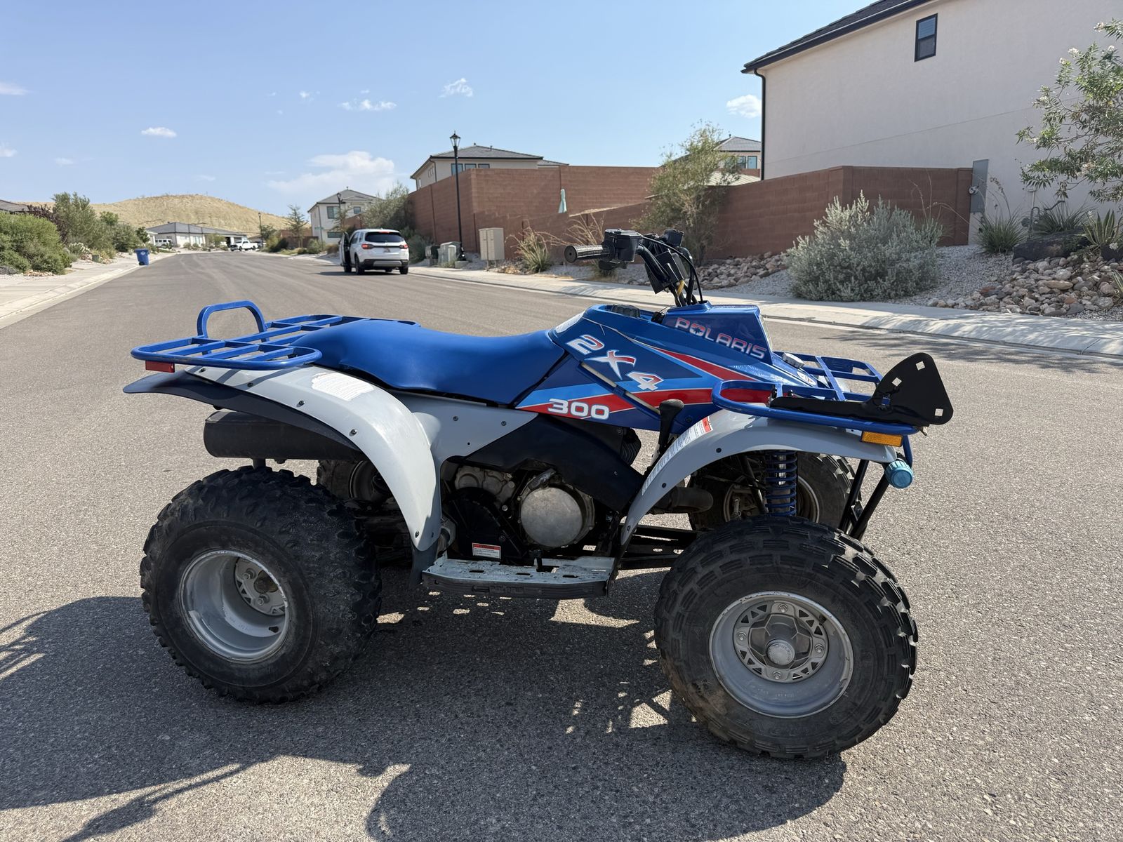 1994 Polaris 300 2x4 ATV - Blue/Gray Quad