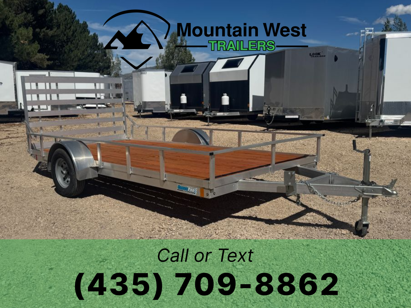 2022 CargoPro Trailers 6.5X14 Aluminum Utility Trailer