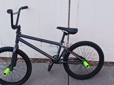 BMX Bike with Neon Green Pegs - Used