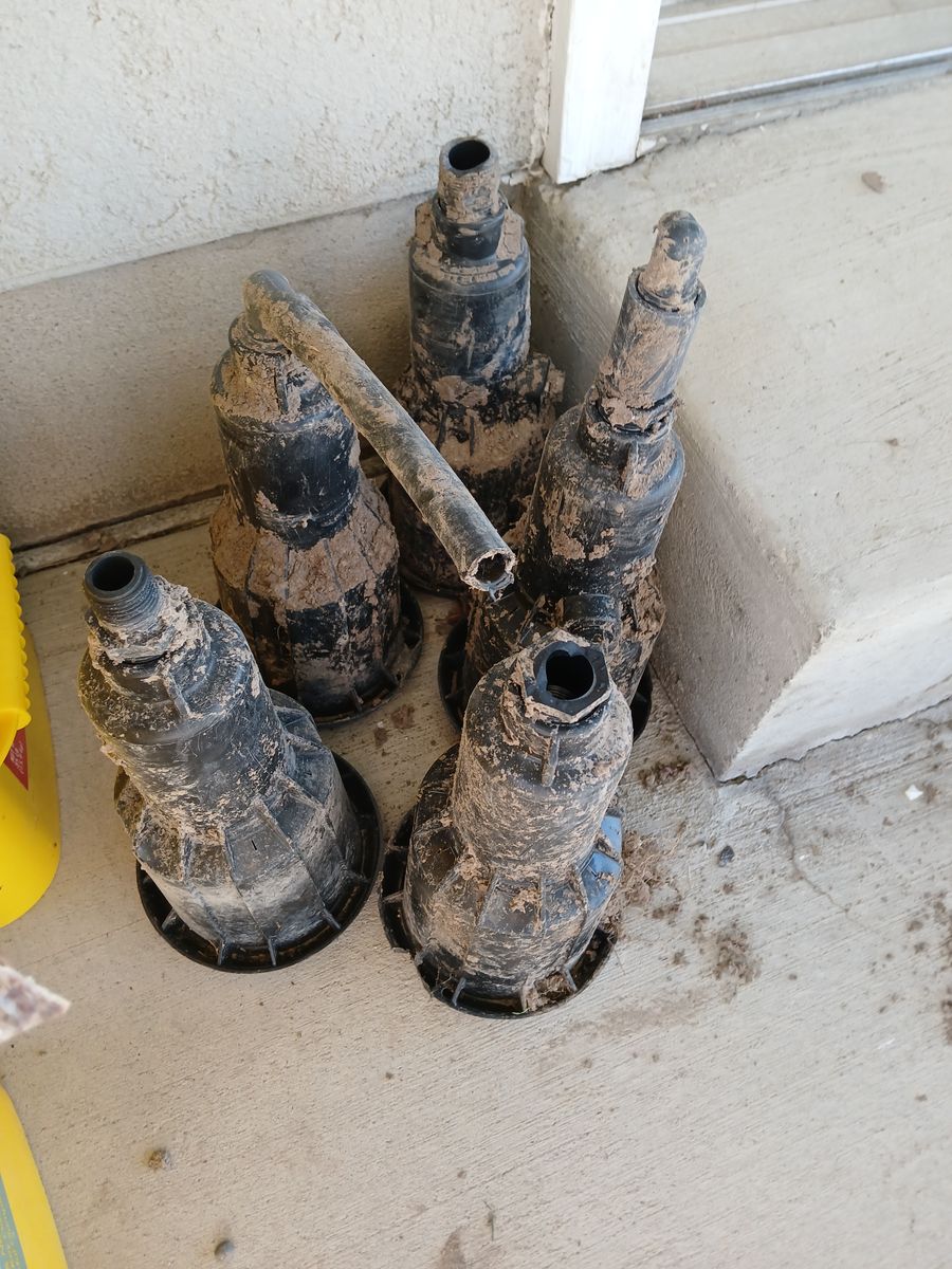 5 Rainbird Maxi-paw Sprinkler heads