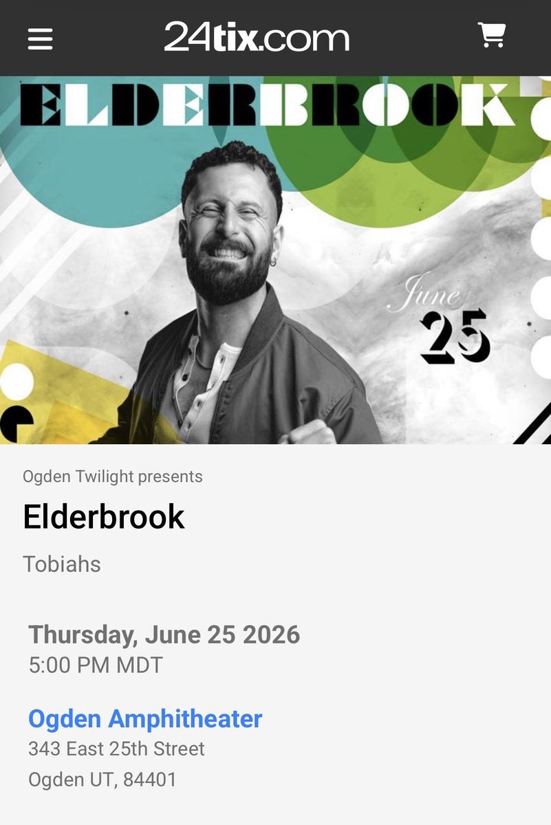 2 VIP Tickets to Elderbrook at Ogden Twilight