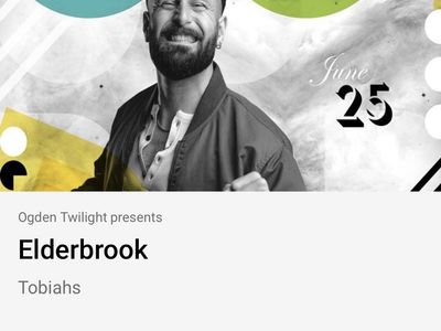 2 VIP Tickets to Elderbrook at Ogden Twilight