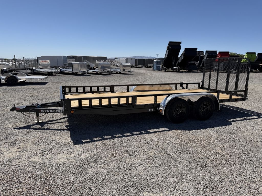 2026 PJ Trailers 7x18 83 Tandem Axle Channel (UL)"