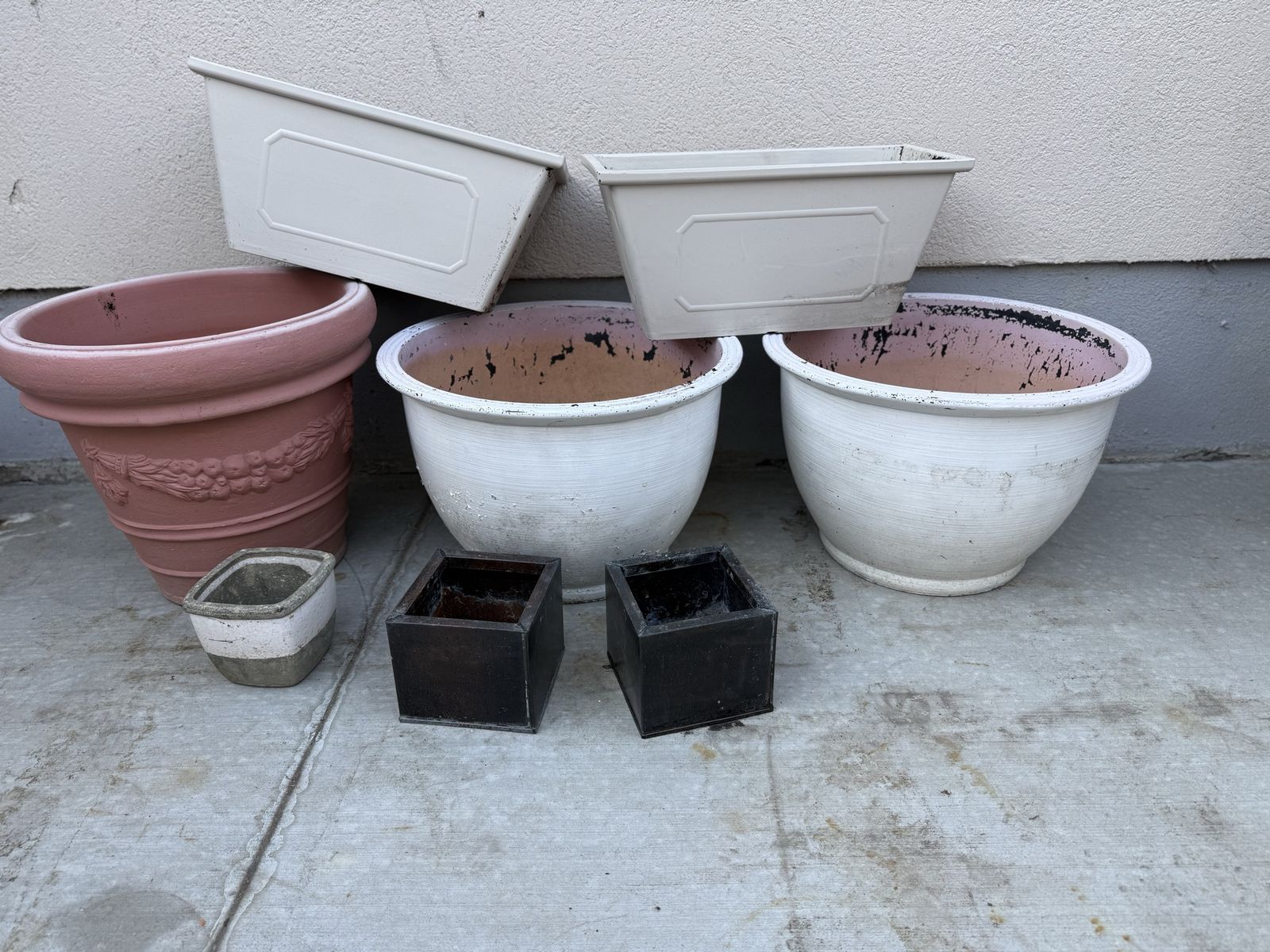 Garden pot or planters $10-25 each