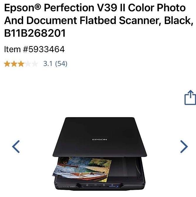 Epson Perfection Photo/Document Scanner
