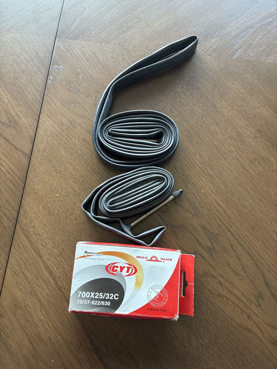 Various Road and Gravel inner tubes -Free and one mountain tube