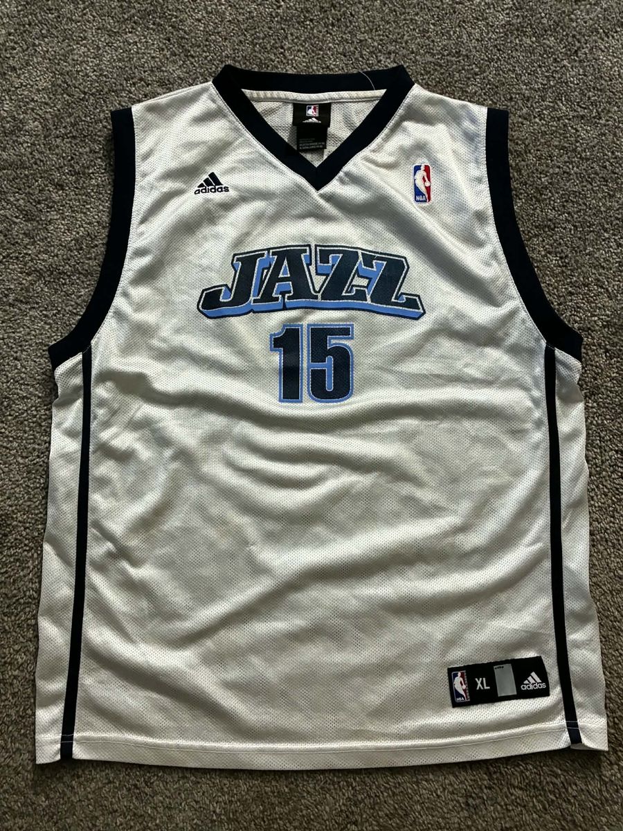 Authentic Utah Jazz Matt Harpring #15 basketball jersey youth xl or adult s