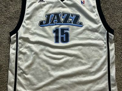 Authentic Utah Jazz Matt Harpring #15 basketball jersey youth xl or adult s