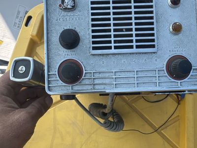 Vintage E.F. Johnson Viking Messenger CB Radio Transceiver with Hand Microphone