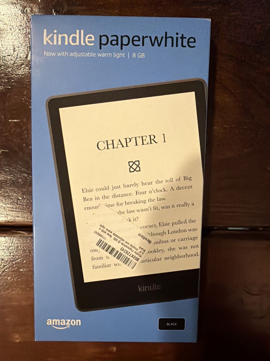 New, sealed Kindle Paperwhite, 11th generation, 8GB Storage