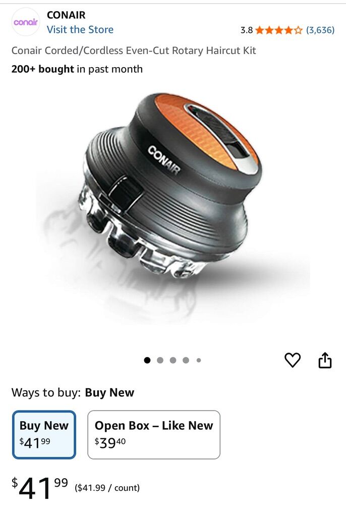 ConairMAN Hair Cutting Kit for Men