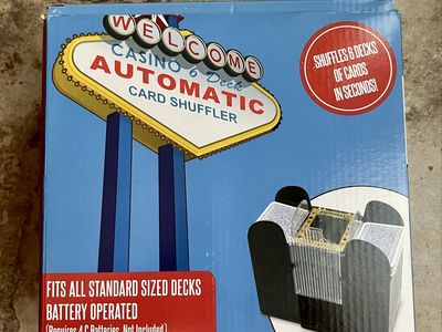 Casino 6 Deck Automatic Card Shuffler Battery Operated