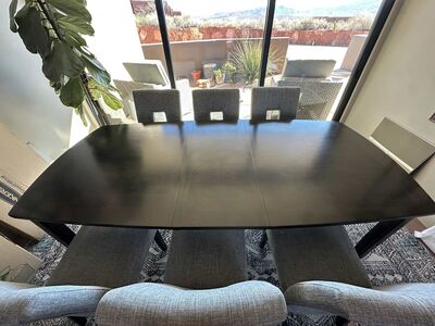 Dining Table and Chairs (88"L x 42"W)