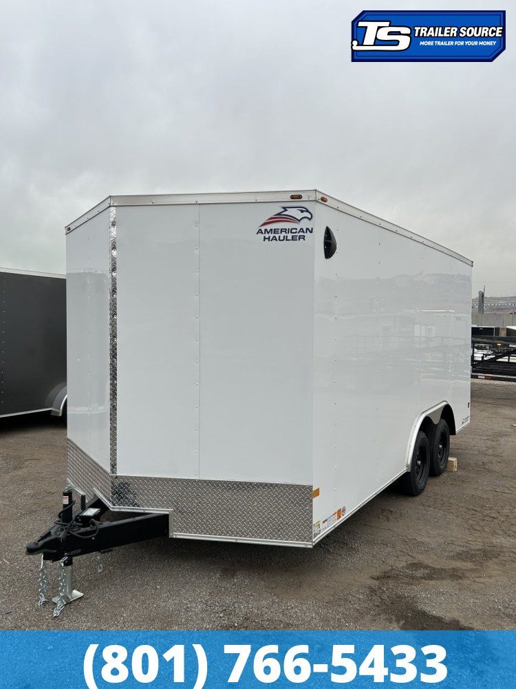 8.5x16 American Hauler Arrow Deluxe Enclosed Cargo Trailer - 7'0" Interior - 7K GVWR - Dovetail, Ramp Door
