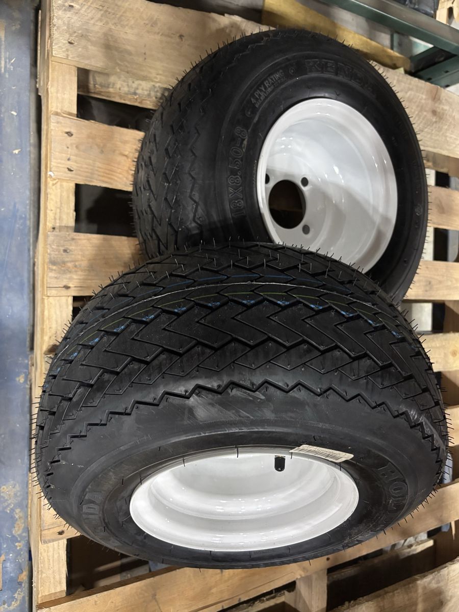 New set of two Golf Cart Tires 18x8.5-8