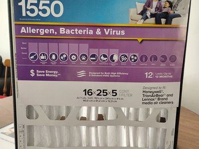 Filtrete 1550 Furnace Filter 16 x 25 x 5 Merv 12 Brand New
