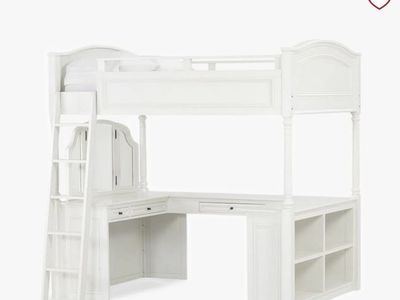 Pottery Barn Chelsea Loft Full Size Bed & Desk