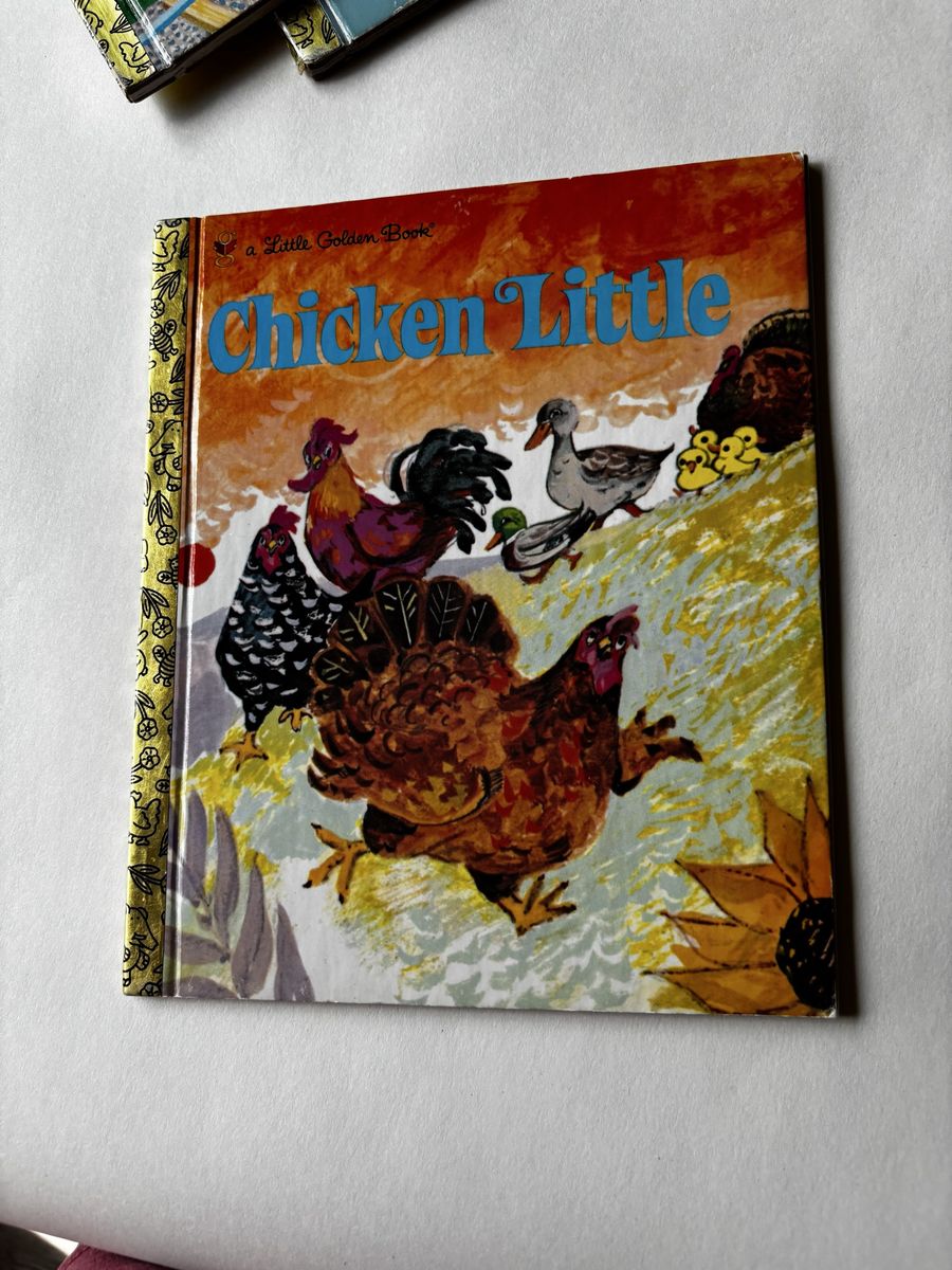 Little Golden Book "Chicken Little" Children's Storybook Classic