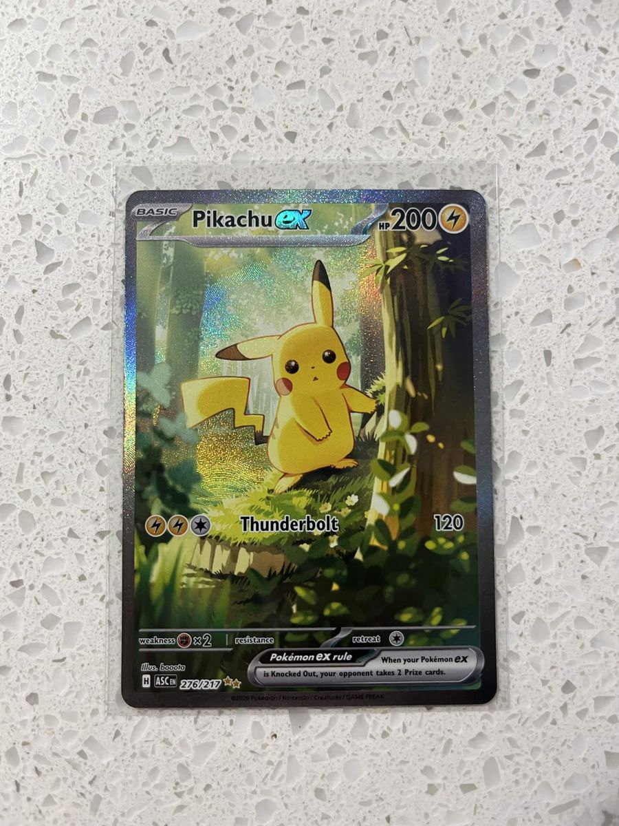 Pikachu card from Ascended Heros