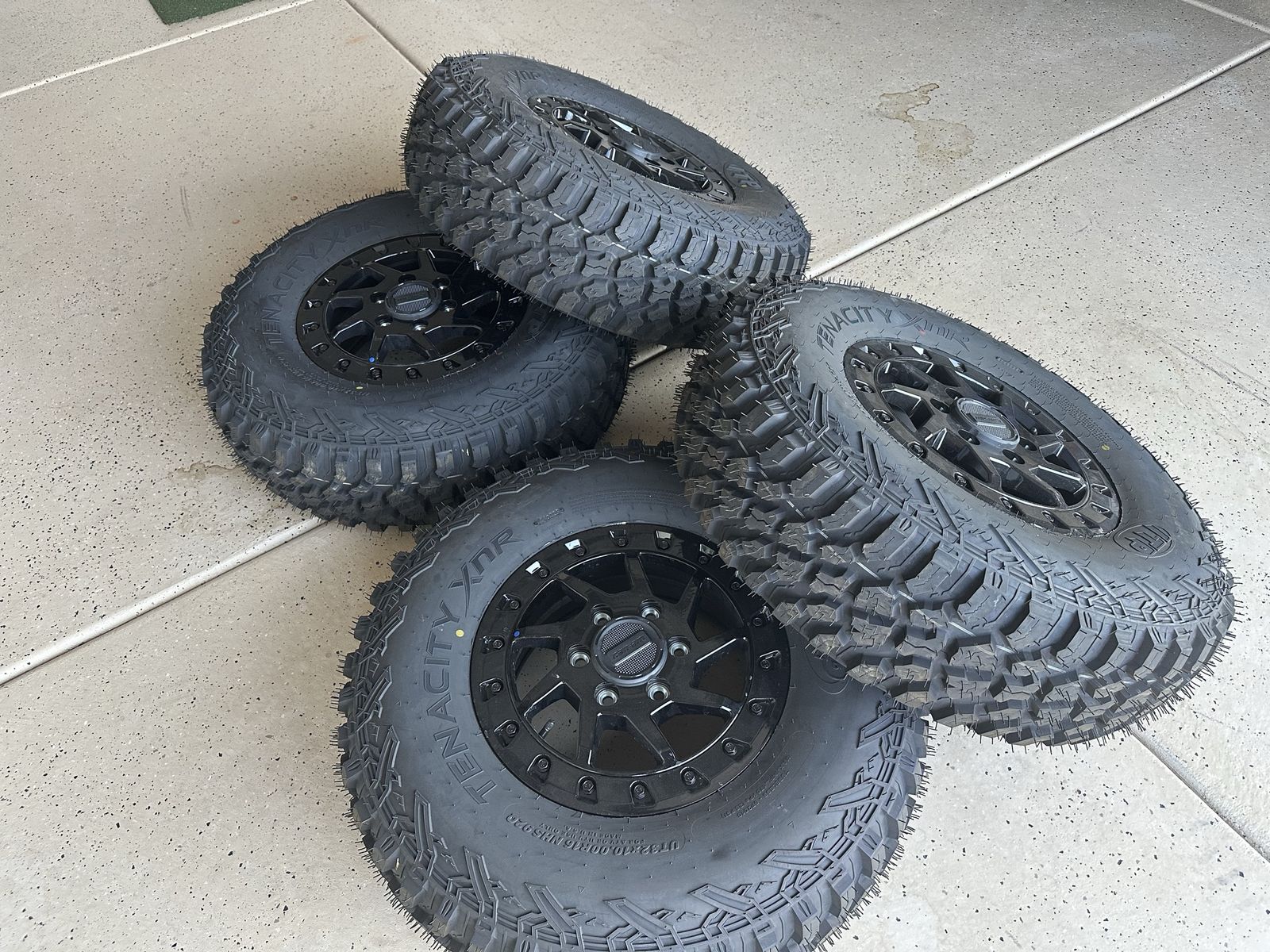 New Tenacity XNR Tires w/ Can-Am Wheels - 32x10 R16 - Set of 4,, ZERO MILES