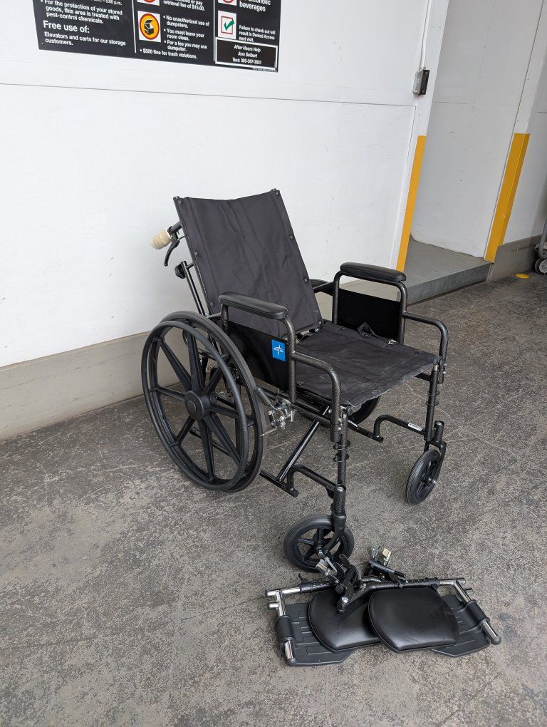 Medline Reclining Adjustable Wheelchair