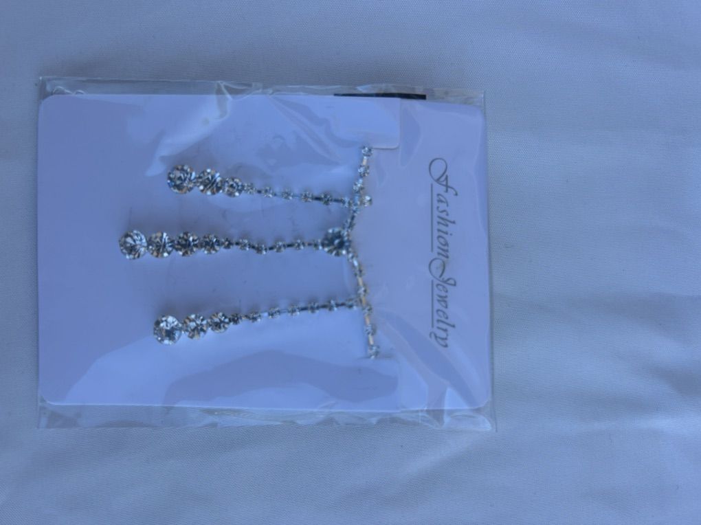 Rinestone Earing & Necklace Set