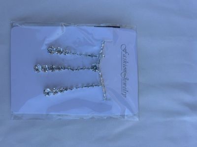 Rinestone Earing & Necklace Set