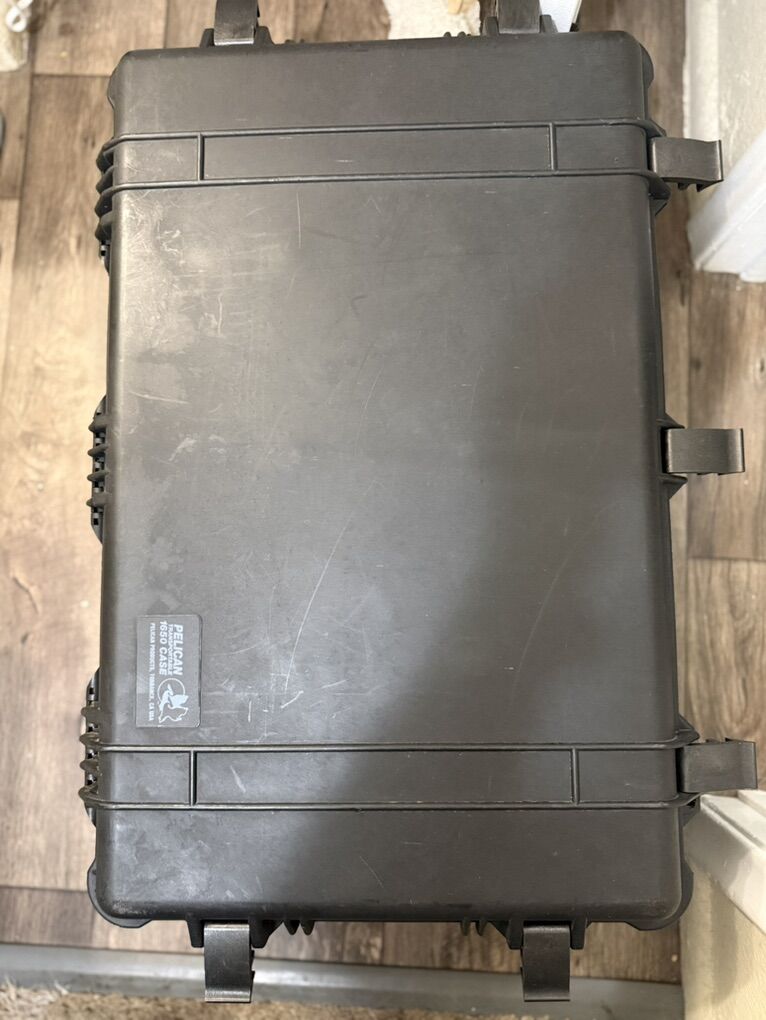 Pelican 1650 Case With Uncut Foam