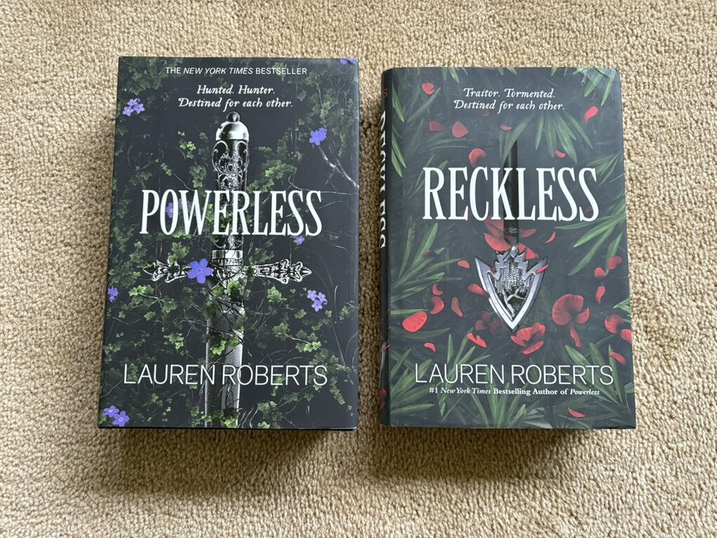 Powerless & Reckless, by Lauren Roberts (hardcovers)
