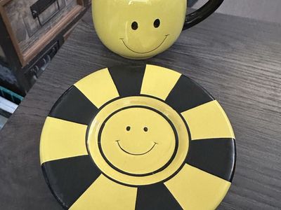 Smiley Face cup and Saucer
