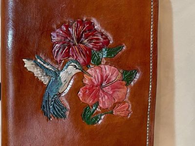 Leather book cover
